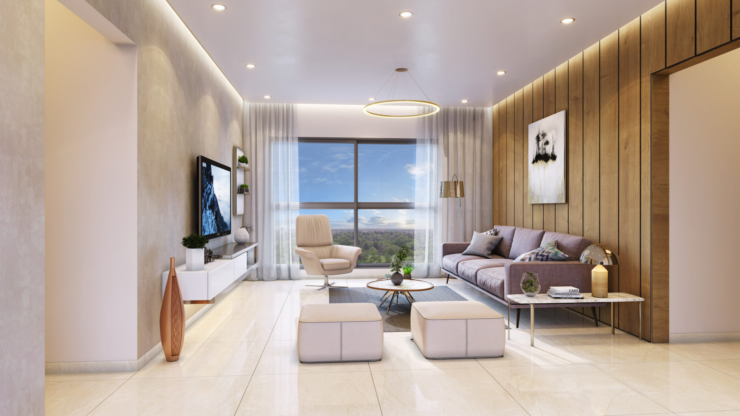 Artistic Impression of Living Room